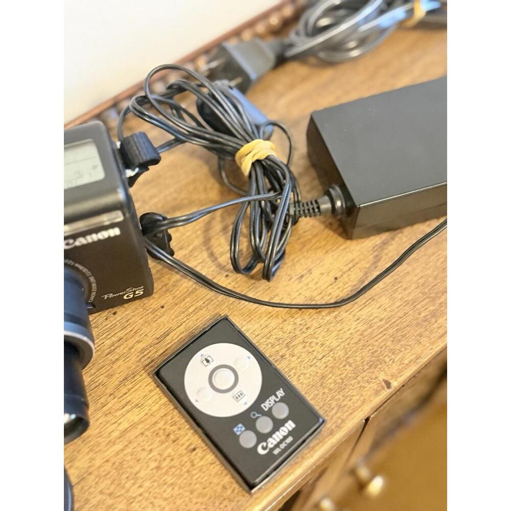Canon PowerShot G5 5.0MP Digital Camera - Black Untested In VGC - Picture 3 of 9